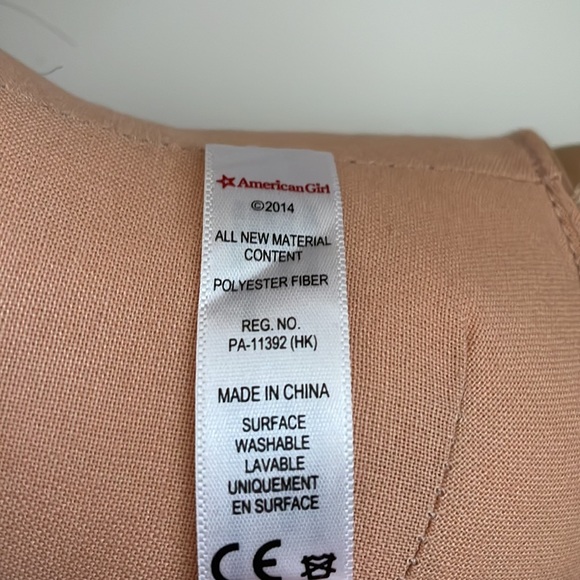 American Girl Doll, peach dress
pink underwear and light punk sandals - Picture 10 of 15